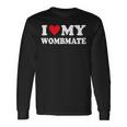 I Love My Wombmate I Love My Twin Sisters Brothers Long Sleeve T-Shirt Gifts ideas