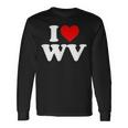 I Love Wv Heart West Virginia Long Sleeve T-Shirt Gifts ideas