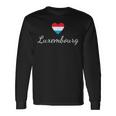 Luxembourg Luxembourg Flag Langarmshirts Geschenkideen