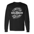 Maldonado Surname Family Tree Birthday Reunion Long Sleeve T-Shirt Gifts ideas