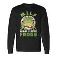 Man Ich Liebe Frogs MILF Frog Langarmshirts Geschenkideen