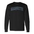Marquette Michigan Mi Vintage Sports Navy Long Sleeve T-Shirt Gifts ideas