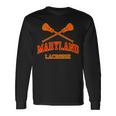 Maryland Lacrosse Vintage Lax Long Sleeve T-Shirt Gifts ideas