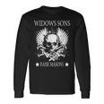 Masonic Widow's Son Raise Masons Skull Father's Day Long Sleeve T-Shirt Gifts ideas