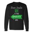 Matching Christmas Outfit For Couples He's The Naughty One Long Sleeve T-Shirt Gifts ideas