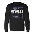 The Meaning Of Finnish Sisu Definition Novelty Long Sleeve T-Shirt Gifts ideas