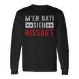M'en Bati Sieu Nissart Nice Niçois T-shirt à manches longues Idées cadeaux