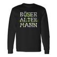 Men's Böser Alter Mann Cool Idea For Men Langarmshirts Geschenkideen