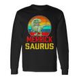 Merrick Saurus Family Reunion Last Name Team Custom Long Sleeve T-Shirt Gifts ideas