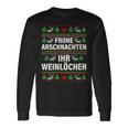 Merry Arschnacht Ihr Weinloch Christmas Langarmshirts Geschenkideen