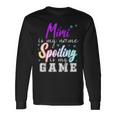 Mimi Is My Name Spoiling Is My Game Family Long Sleeve T-Shirt Gifts ideas