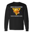 Mini Bauleiter Papa's Rechte Hand Kinder Bauleiter Outfit Langarmshirts Geschenkideen