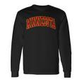 Minnesota Throwback Print Classic Long Sleeve T-Shirt Gifts ideas