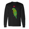 Mit Papagei Und Herz Colourful Parrot Motif Langarmshirts Geschenkideen