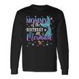 Mom Of The Birthday Mermaid Matching Family Party Long Sleeve T-Shirt Gifts ideas