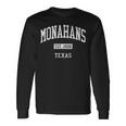 Monahans Texas Tx Js04 Vintage Athletic Sports Long Sleeve T-Shirt Gifts ideas
