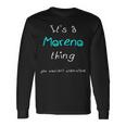 Moreno Last Name Family Names Long Sleeve T-Shirt Gifts ideas