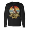 Moscow Watchdog Dog Dad Retro Style Dogs Lover Owner Long Sleeve T-Shirt Gifts ideas