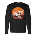 Motocross Sunset Supercross Fmx Dirt Bike Rider Long Sleeve T-Shirt Gifts ideas