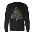 Music Note Christmas Tree Christmas Tree Musical Notes Long Sleeve T-Shirt Gifts ideas