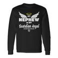 My Nephew Is My Guardian Angel He Watches Over Me In Memory Long Sleeve T-Shirt Gifts ideas
