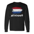 Netherlands Flag Netherlands Flag Holland Fan Langarmshirts Geschenkideen