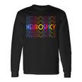 Neurospicy Neurodiversity Brain Autism Awareness Adhd Long Sleeve T-Shirt Gifts ideas