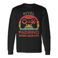 Nivel Padrino Desbloqueado Padrino Camiseta de manga larga Ideas de regalos