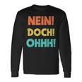 No Doch Ohhh Langarmshirts Geschenkideen