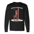 North Pole Dancer Christmas Reindeer Long Sleeve T-Shirt Gifts ideas