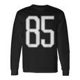 Official Team League 85 Jersey Number 85 Sports Jersey Long Sleeve T-Shirt Gifts ideas