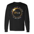 Ohio Totality Total Solar Eclipse April 8 2024 Long Sleeve T-Shirt Gifts ideas