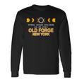 Old Forge New York Total Solar Eclipse 2024 Long Sleeve T-Shirt Gifts ideas