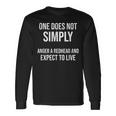 One Does Not Simply Anger A Redhead Meme Ginger Long Sleeve T-Shirt Gifts ideas