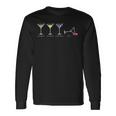 One Two Three Martini Floor For Martini Lovers Cocktail Fans Long Sleeve T-Shirt Gifts ideas