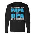 Opa Atertag Papa Spruch Grossvater Geschenk Langarmshirts Geschenkideen