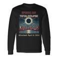 Opening Day Total Eclipse Cleveland April 8 2024 Long Sleeve T-Shirt Gifts ideas