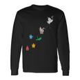 Origami Crane Japanese Origami Paper Folding Crane Long Sleeve T-Shirt Gifts ideas