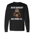 Otter Guten Morgen Ganz Dünnes Eis Kaffee Guten Morgen Langarmshirts Geschenkideen