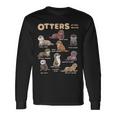Otter Sea Animals Of The World Chibi Otter Lover Educational Long Sleeve T-Shirt Gifts ideas