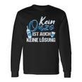 Ouzo Greek Schnaps Kein Ouzo Ist Auch Keine Solution Black Langarmshirts Geschenkideen