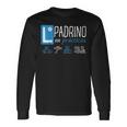 Padrino En Prácticas Anuncio Divertido Del Futuro Padrino Camiseta de manga larga Ideas de regalos