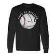 Papa Baseballolleyball Spieler Tochter Sohn Sport Team Dad Langarmshirts Geschenkideen