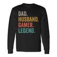 Papa Ehemann Gamer Legendideospielspieler Gaming Dad Langarmshirts Geschenkideen