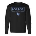 Papa Established Est 2024 Junge Neugeborener Herren Neuer Opa Langarmshirts Geschenkideen