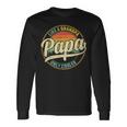 Papa Like A Grandpa Only Cooler For Dad Papa Men Long Sleeve T-Shirt Gifts ideas