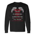 Papa Is My Guardian Angel Hero Peace Forever Dad In Heaven Long Sleeve T-Shirt Gifts ideas