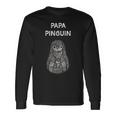 Papa Pinguin Pinguine Liebhaberatertagater Geschenk Langarmshirts Geschenkideen