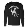 Papasaurus Rex Papa Dinosaurier Lustigesatertagsgeschenk Langarmshirts Geschenkideen