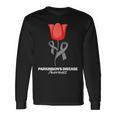 Parkinson's Disease Awareness April Month Red Tulip Long Sleeve T-Shirt Gifts ideas